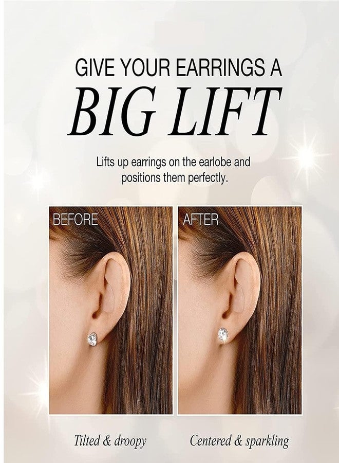 HAV CREATION Soft Silicone Rubber Earring Back Stoppers for Gold, Diamond, Silver & Heavy Earrings | Flat Clear Push Buttons for Big Holes | Earring Findings & Stud Support for Women & Girls - Image 4
